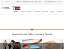 Tablet Screenshot of gempsa.com